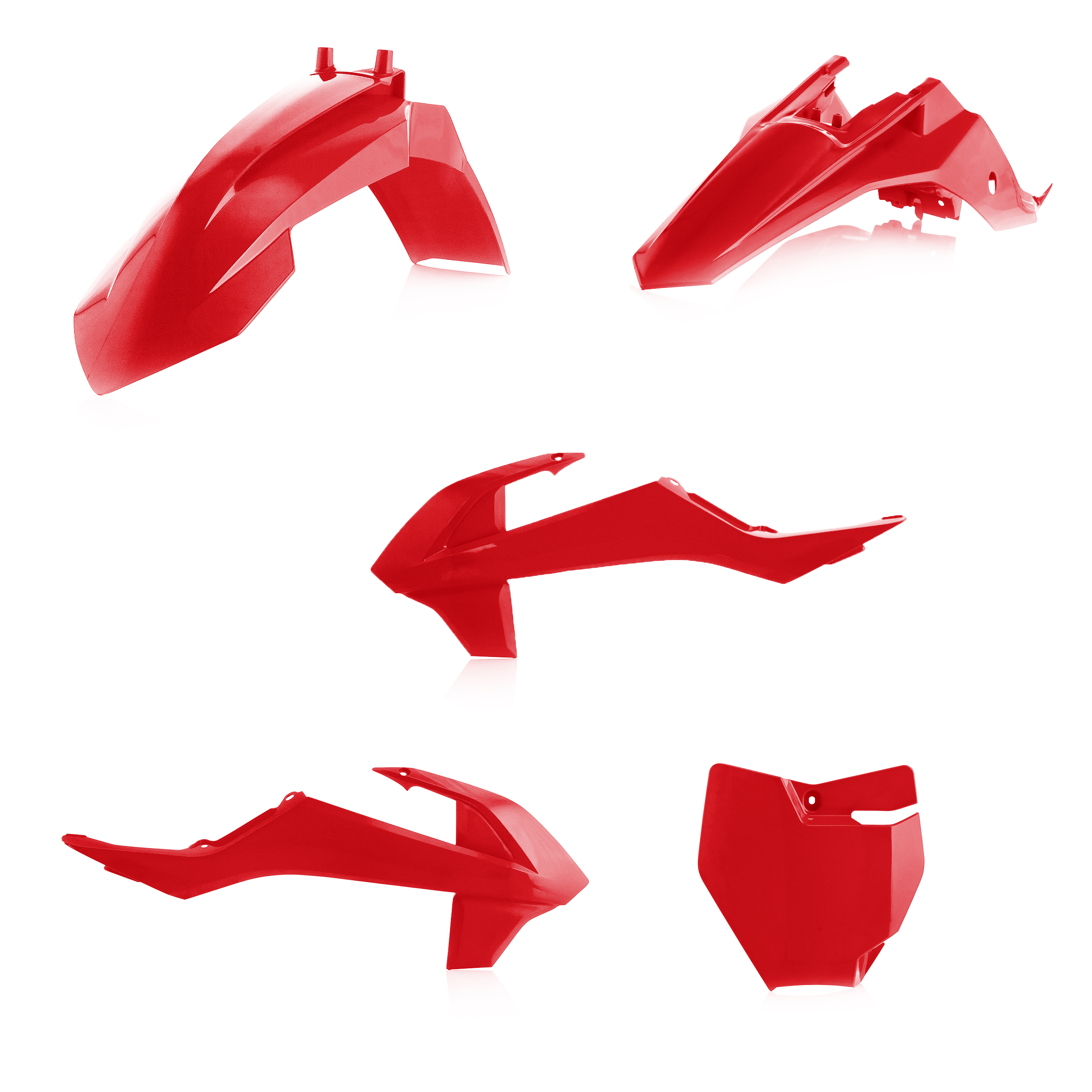 Kit plastica 5 pezzi Cycra per Gas Gas MC 65 21 Originale (rosso)