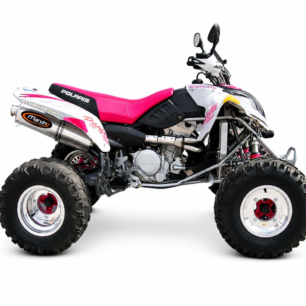 Silenziatore Atv Line PREDATOR 500 Big Ovale All Omologato