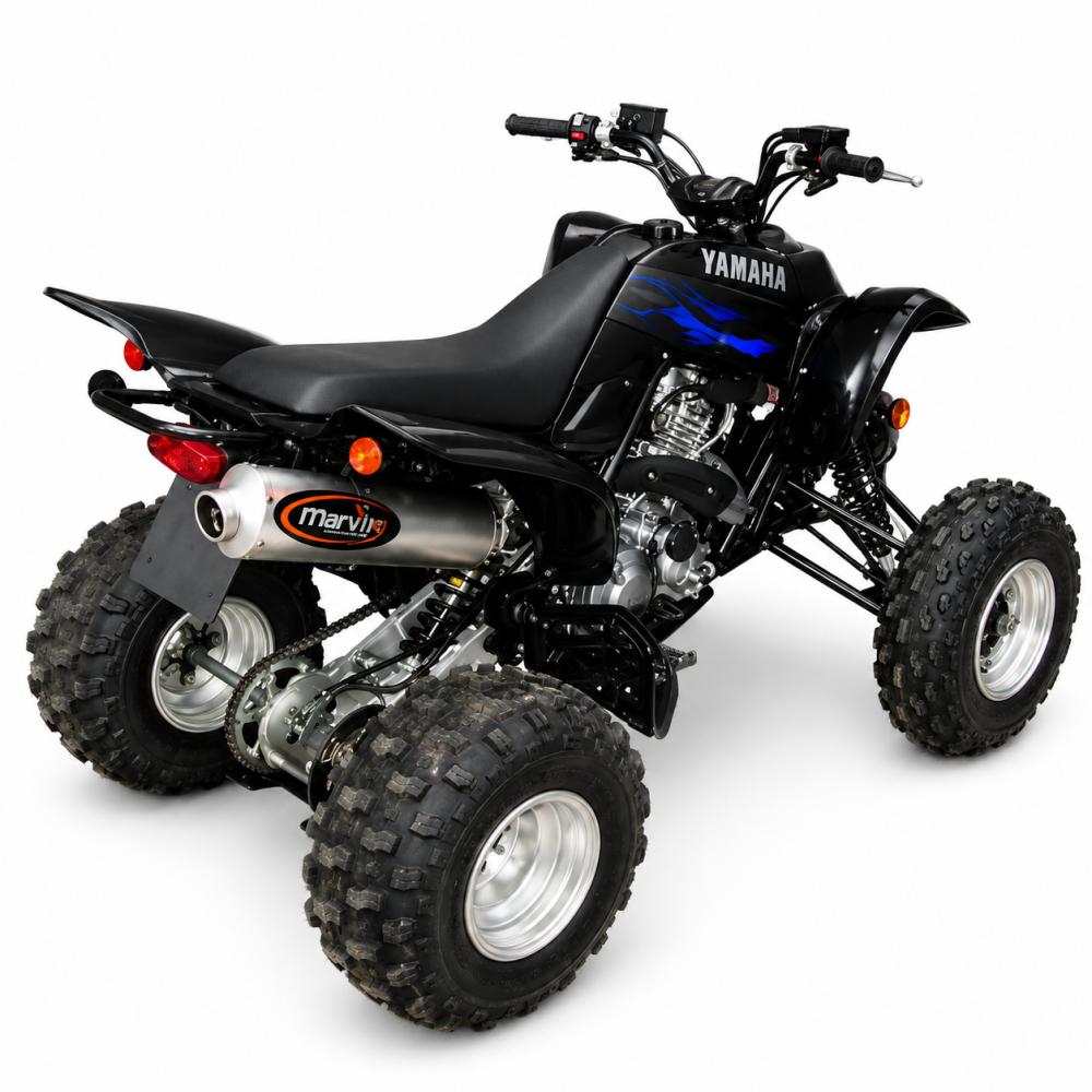 Silenzioso Atv Line YFM 660 RAPTOR Big Oval Alu Omologato