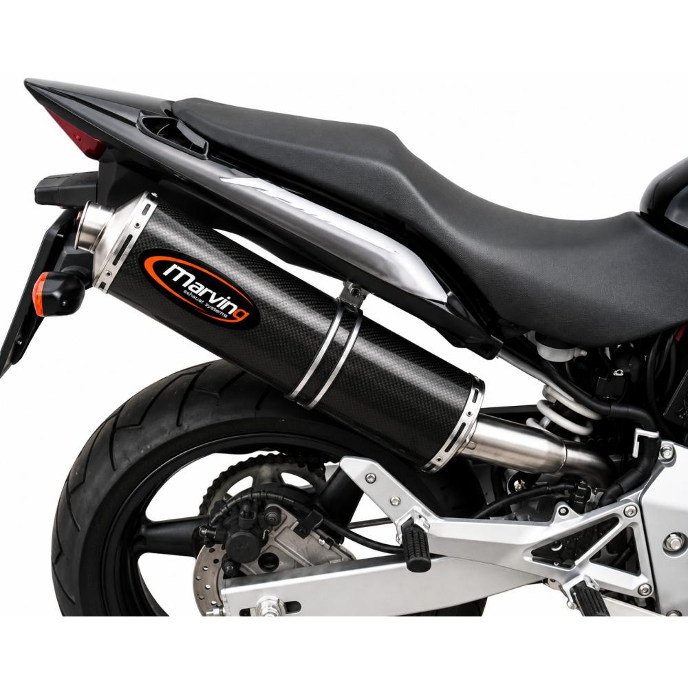 Silenziatore Superline HORNET 600 Big Ovale Carbonio Omologato