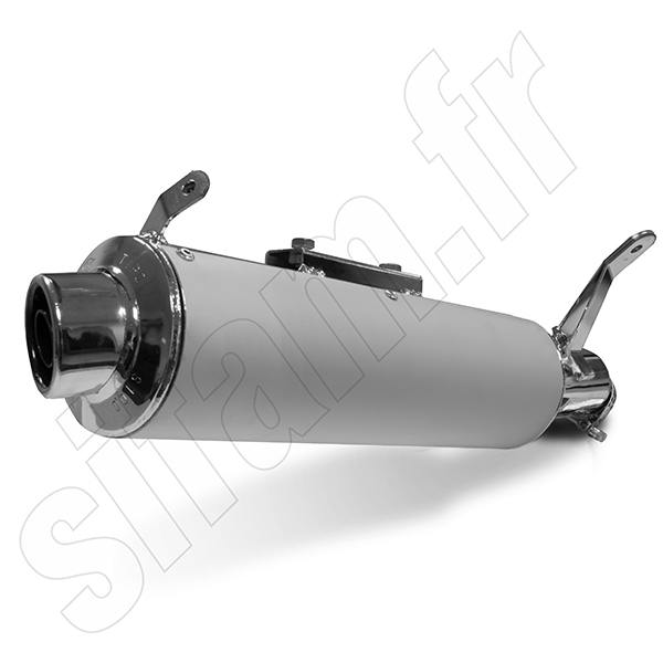 Silenziatore Amacal XRV650 AFRICA TWIN Ø100 Cromato Rivestimento All Omologato