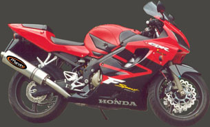 Silenziatore Superline CBR 600 F 2001/2002 Big Ovale Titanio Omologato