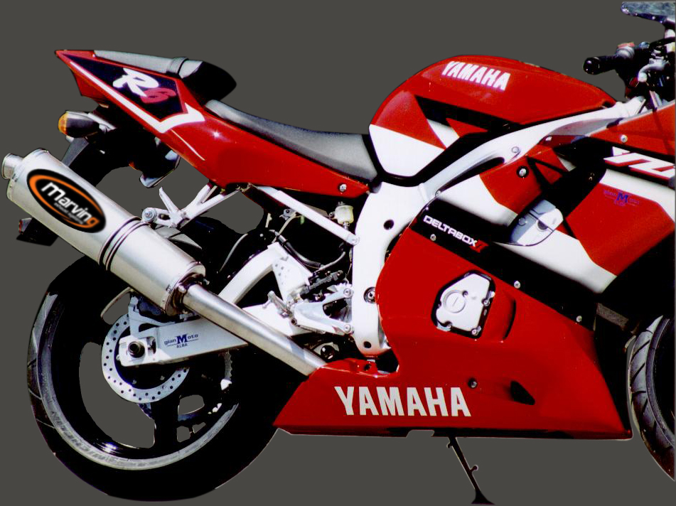 Silenziatore Superline YZF R1 1998/1999 Big Ovale Titanio Omologato
