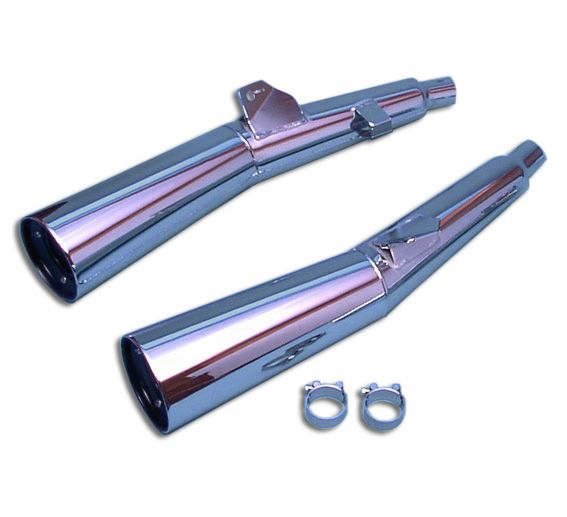Silenziatore Master XJ650/750/900 Cromato Omologati - Venduti a Coppia