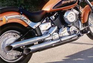 Silenziatore Legend XVS 650 DRAG STAR Cromato Non Omologati - Venduti a Coppia
