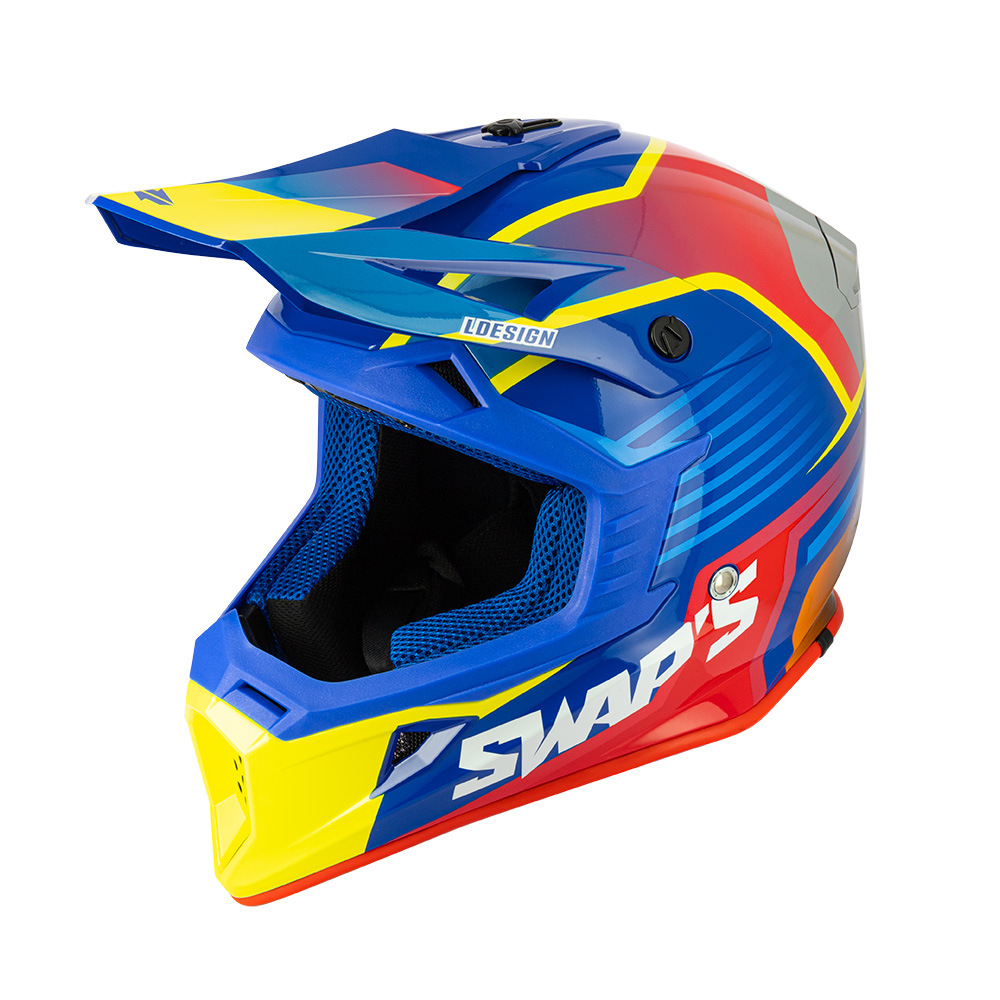 BLUR S818 Blu Rosso Giallo XL