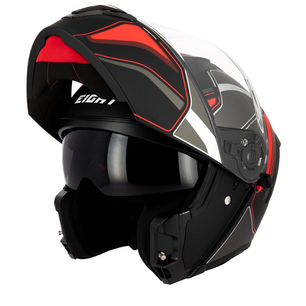 Casco Modulare DUAL FACE S551 Nero Rosso S