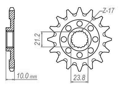 Pignone RM -Z 450 2013 - 520 - 13 denti -