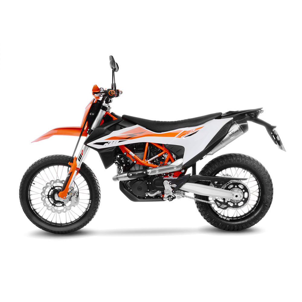 SBK LV ONE EVO 1/1 KTM 690 Enduro R/SMC R Acciaio inox con catalizzatore Full System 1/1