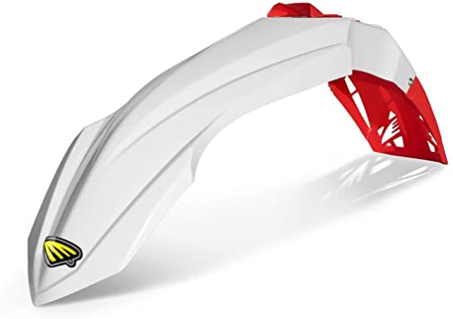 PARAFANGO ANTERIORE YAMAHA -BIANCO /ROSSO