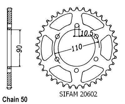 Corona Xs 650 Se 1978-1983 - 530 - 33 Denti - Simile a JTR850