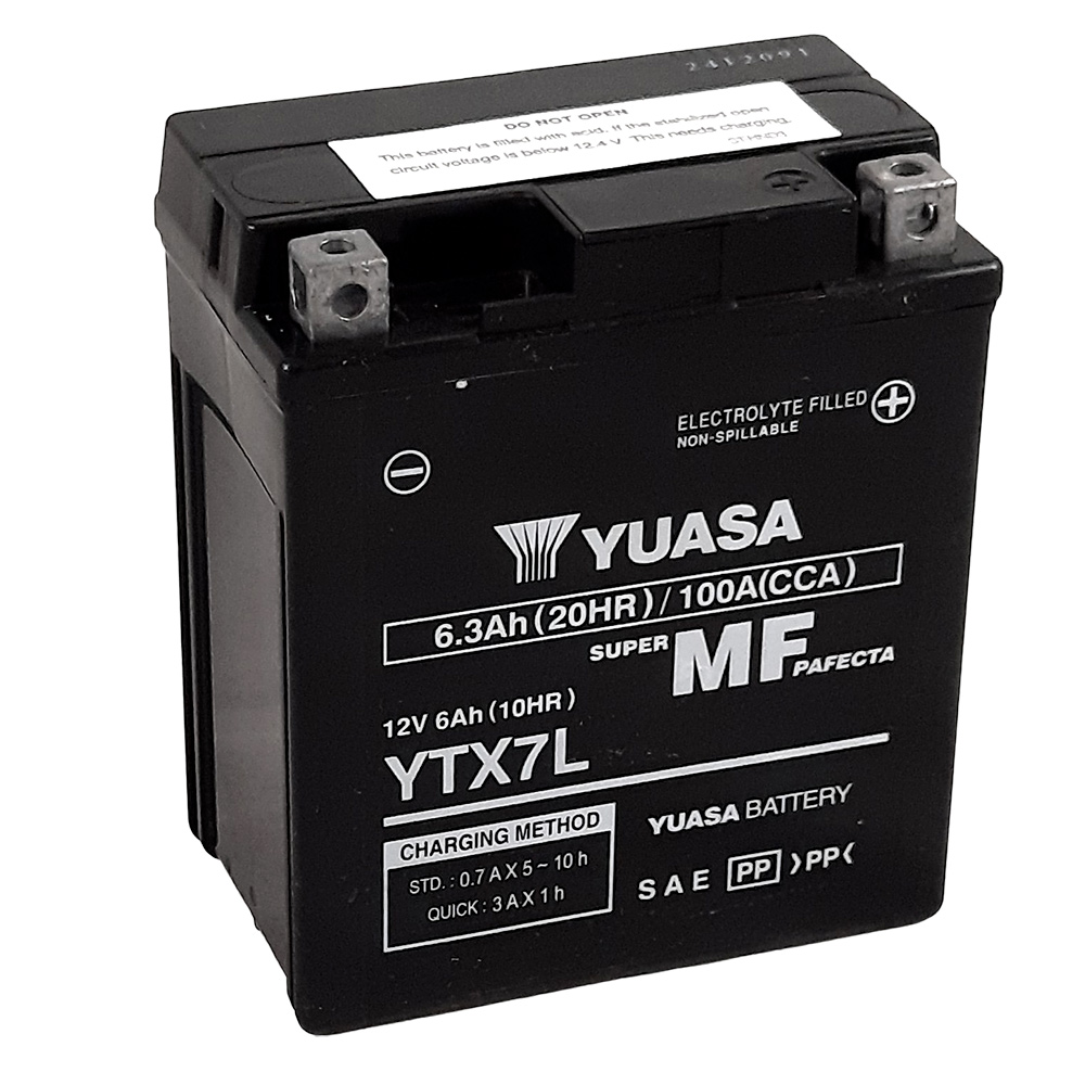 Batteria YTX7L - AGM - Senza manutenzione - Pronta all'uso