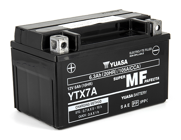 Batteria YTX7A - AGM - Senza manutenzione - Pronta all'uso