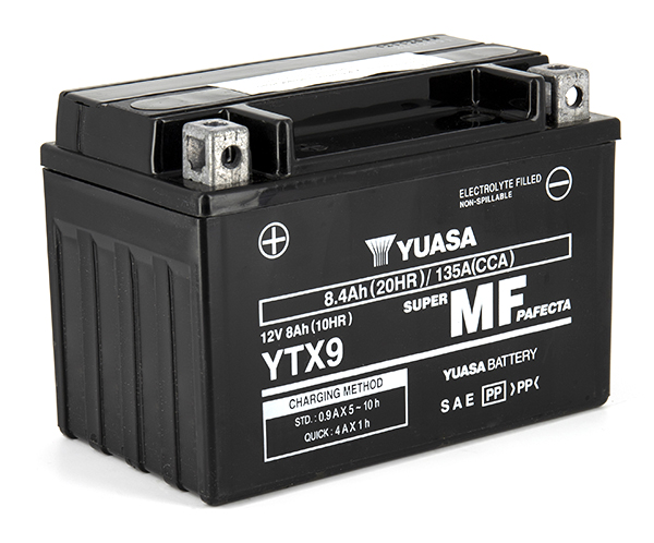 Batteria YTX9 - AGM - Senza manutenzione - Pronta all'uso