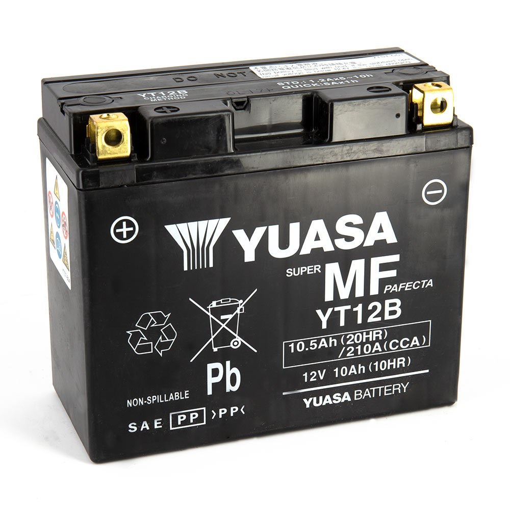 Batteria YT12B - AGM - Senza manutenzione - Pronta all'uso