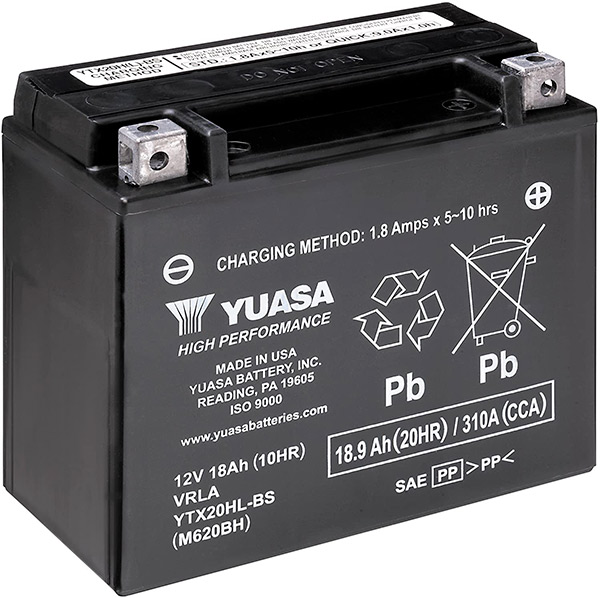Batteria YTX20HL - AGM - Senza manutenzione - Pronta all'uso