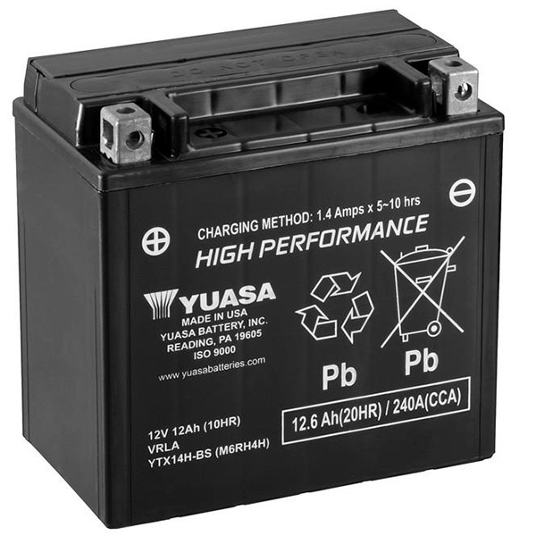 Batteria YTX14H - AGM - Senza manutenzione - Pronta all'uso