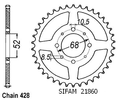 Corona Rt 80 Ovni 1982 - 428 - 35 Denti - Simile a JTR802