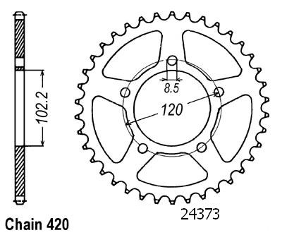 Corona Rs 50 1999 - 420 - 47 Denti - Simile a JTR2064