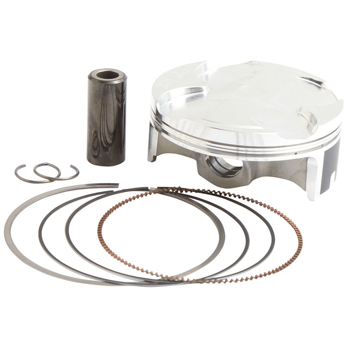 Pistone Completo Replica 4 Tempi - KAWASAKI KX-F 250 21-22 - Cote A Ø77.95mm - Compr. 14.1:1