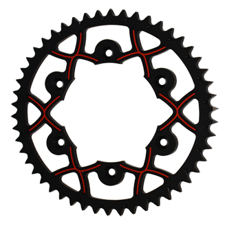 Corona in alluminio. 48 denti - Passo 520 - Simile JTA210