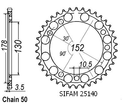 Corona Cagiva 900 Elefant Ie - 530 - 48 Denti - Simile a JTR729