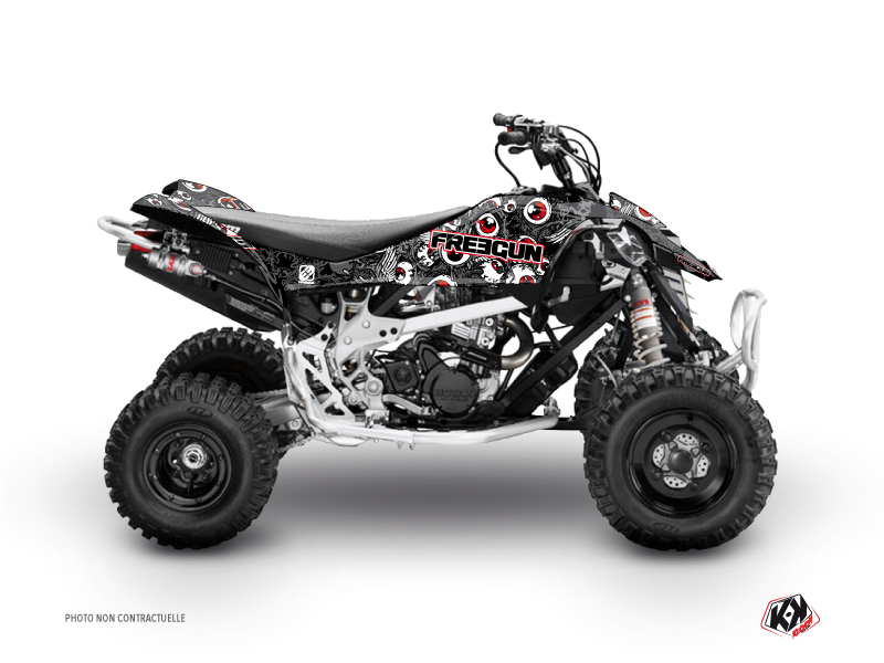 Kit Decorazione Quad Freegun Eyed Can Am DS 450 Grigio Rosso (2008-2015)