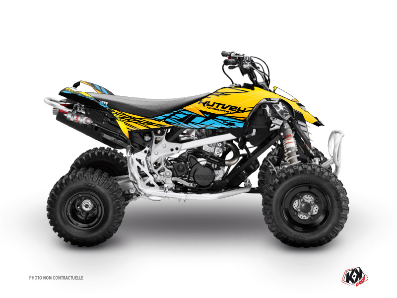 Kit Decorazione Quad Eraser Can Am DS 650 Giallo Blu (2001-2006)