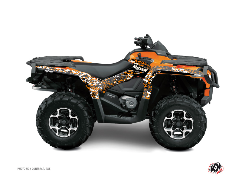Kit Decor Quad Predator Can Am Outlander 1000 Arancione (2012-2015)