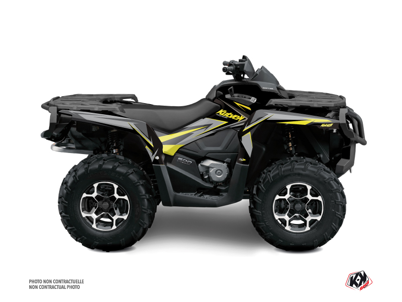 Kit Decorazione Quad Stage Can Am Outlander 1000 Neon Grigio (2012-2015)