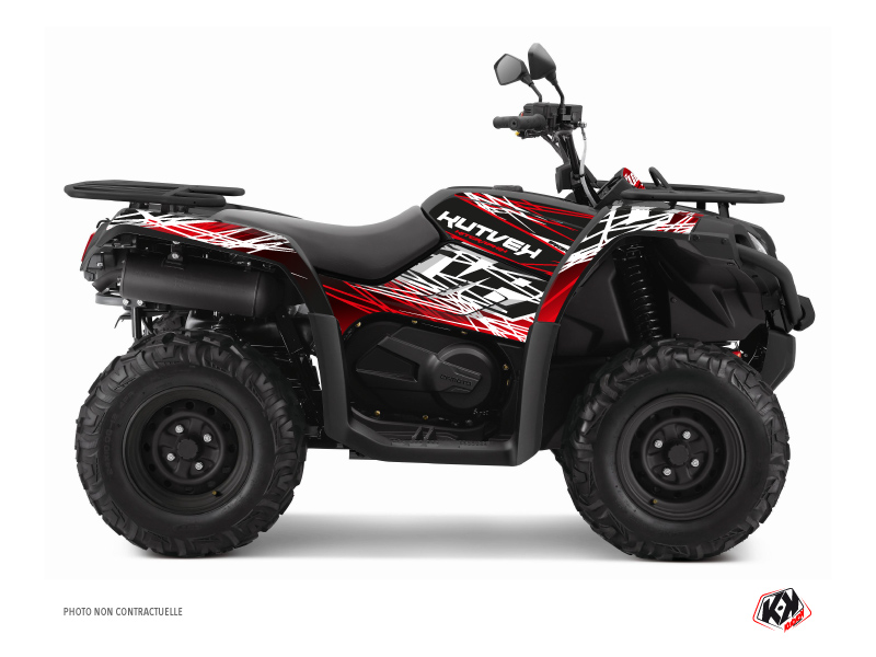 Kit Decorazione Quad Eraser CF MOTO CFORCE 450 S Rosso Bianco (2015-2023)
