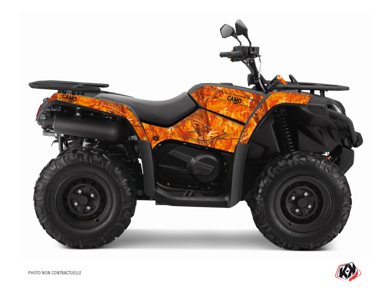 Kit Decor Quad Camo CF MOTO CFORCE 520 S Arancione (2016-2023)