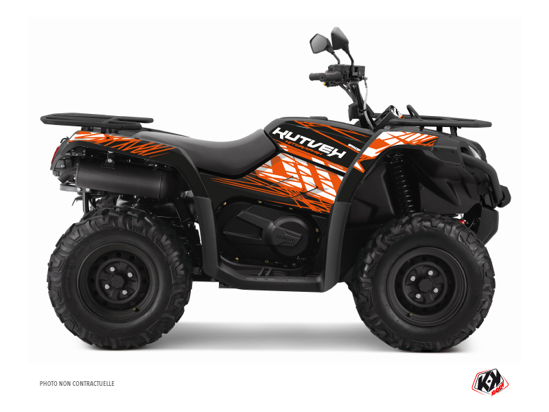 Kit Decor Quad Eraser CF MOTO CFORCE 520 S Arancione Nero (2016-2023)
