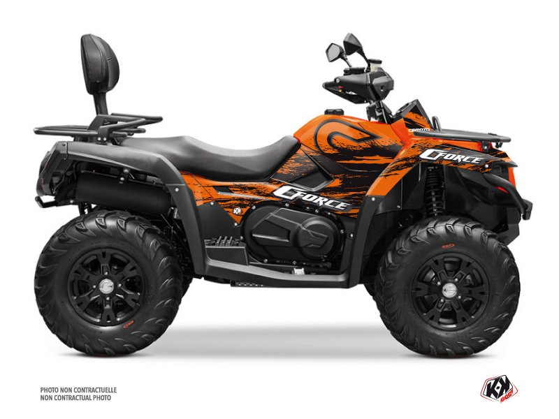 Kit Decor Quad Splatter CF MOTO CFORCE 600 Arancione (2014-2015)
