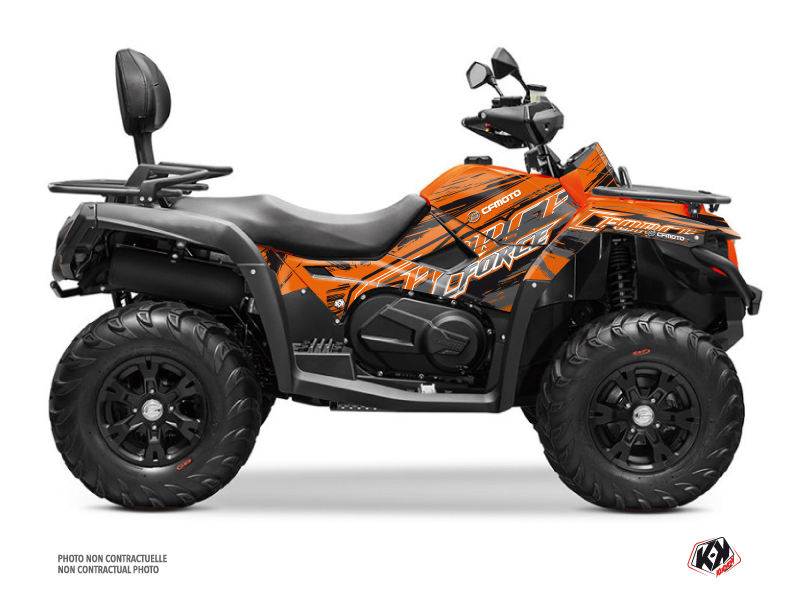 Kit Decor Quad Brush CF MOTO CFORCE 600 Arancione (2019-2023)