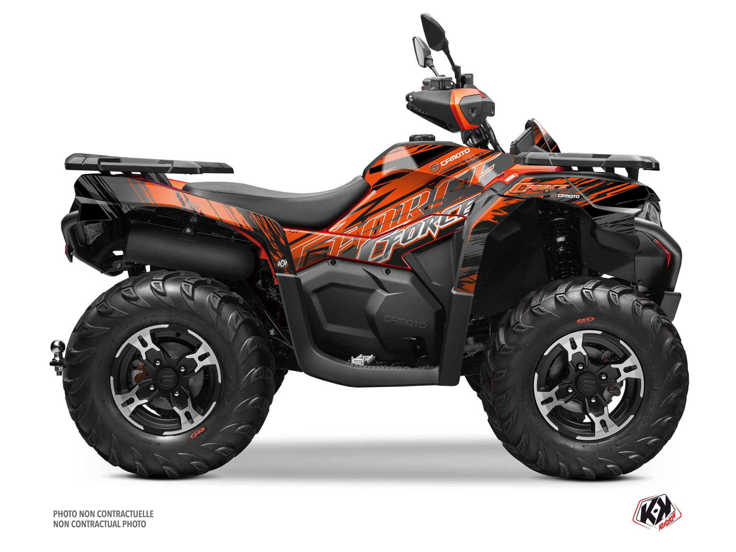 Kit Decor Quad Brush CF MOTO CFORCE 600 Arancione (2014-2015)