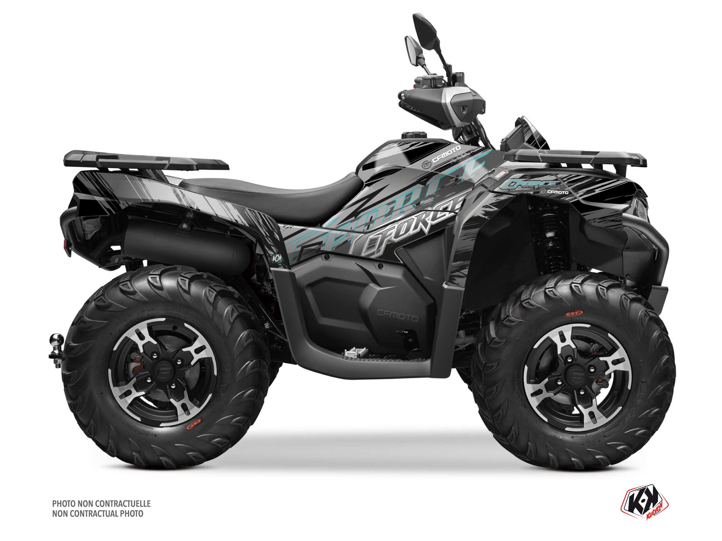 Kit Decor Quad Brush CF MOTO CFORCE 600 Grigio (2020-2023)