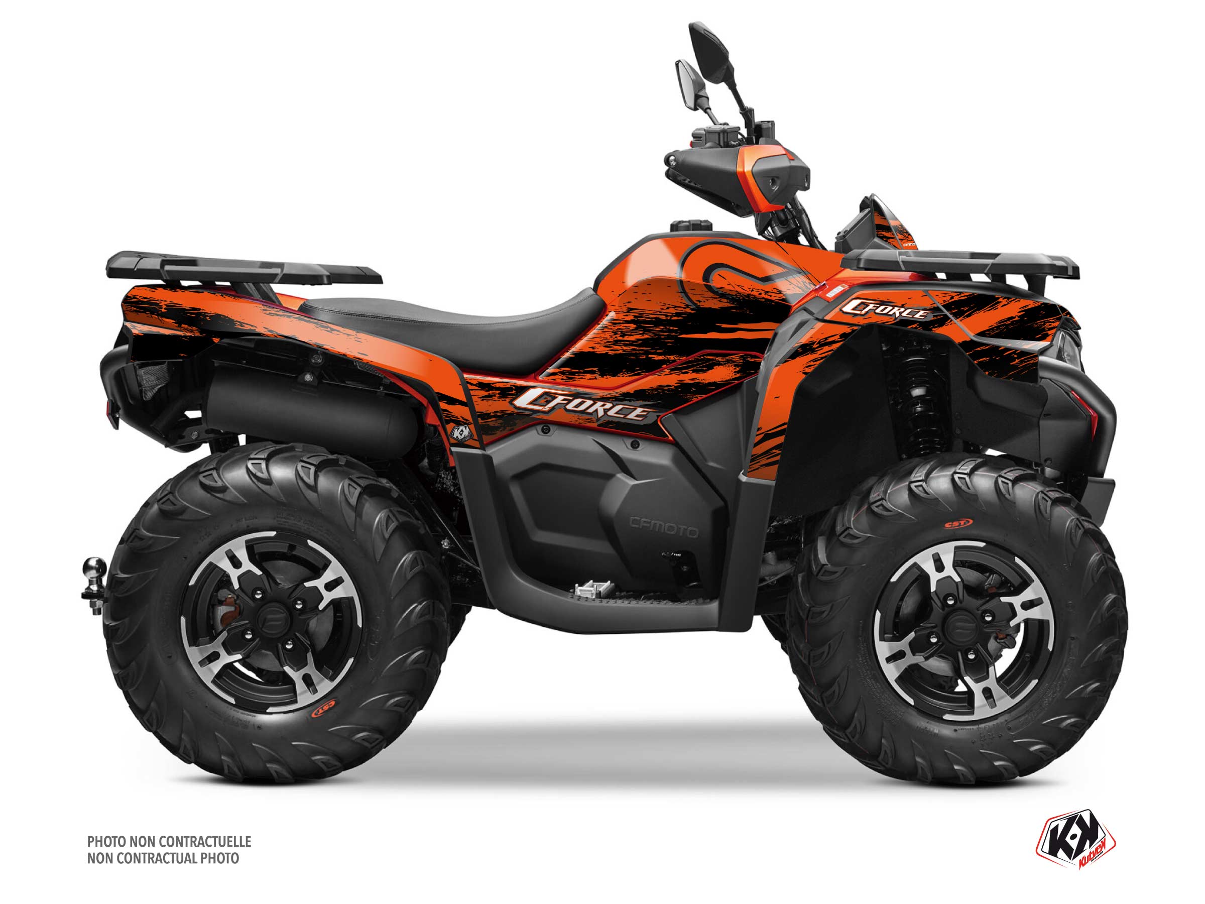 Kit Decor Quad Splatter CF MOTO CFORCE 600 Arancione (2020-2023)