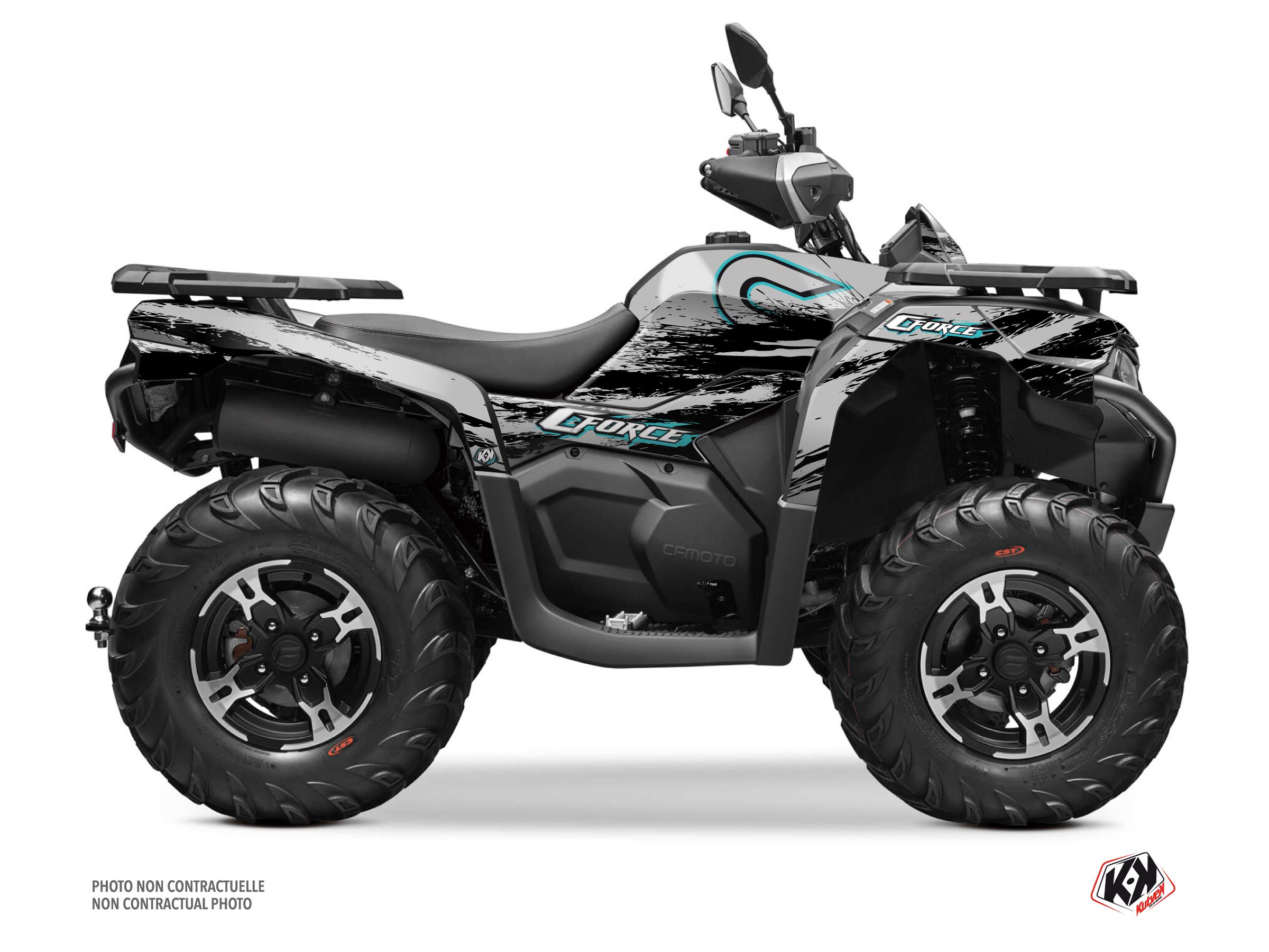 Kit Decor Quad Splatter CF MOTO CFORCE 600 Grigio (2020-2023)