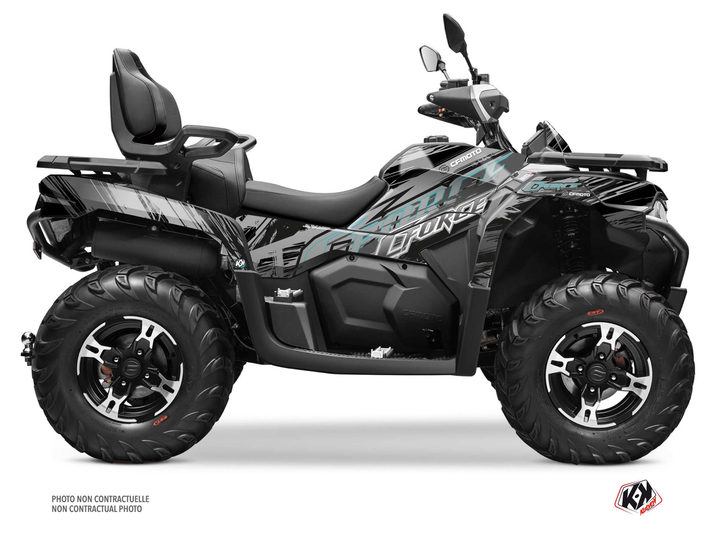 Kit Decor Quad Brush CF MOTO CFORCE 625 TOURING Grigio (2020-2023)