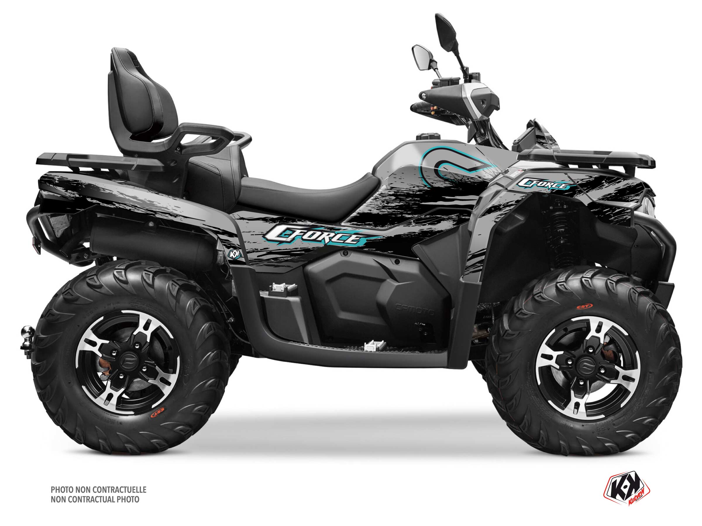 Kit Decor Quad Splatter CF MOTO CFORCE 625 TOURING Grigio (2020-2023)