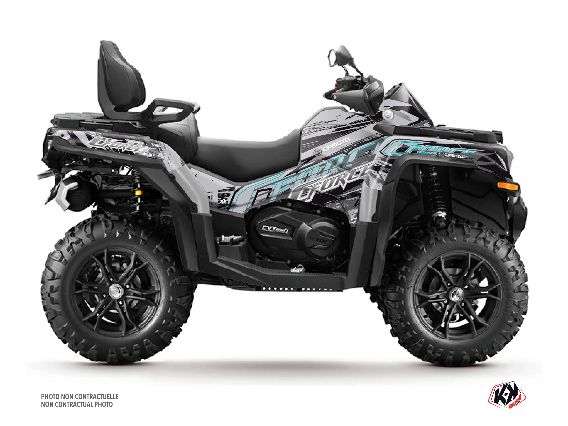 Kit Decor Quad Brush CF MOTO CFORCE 850 XC Grigio (2018-2023)
