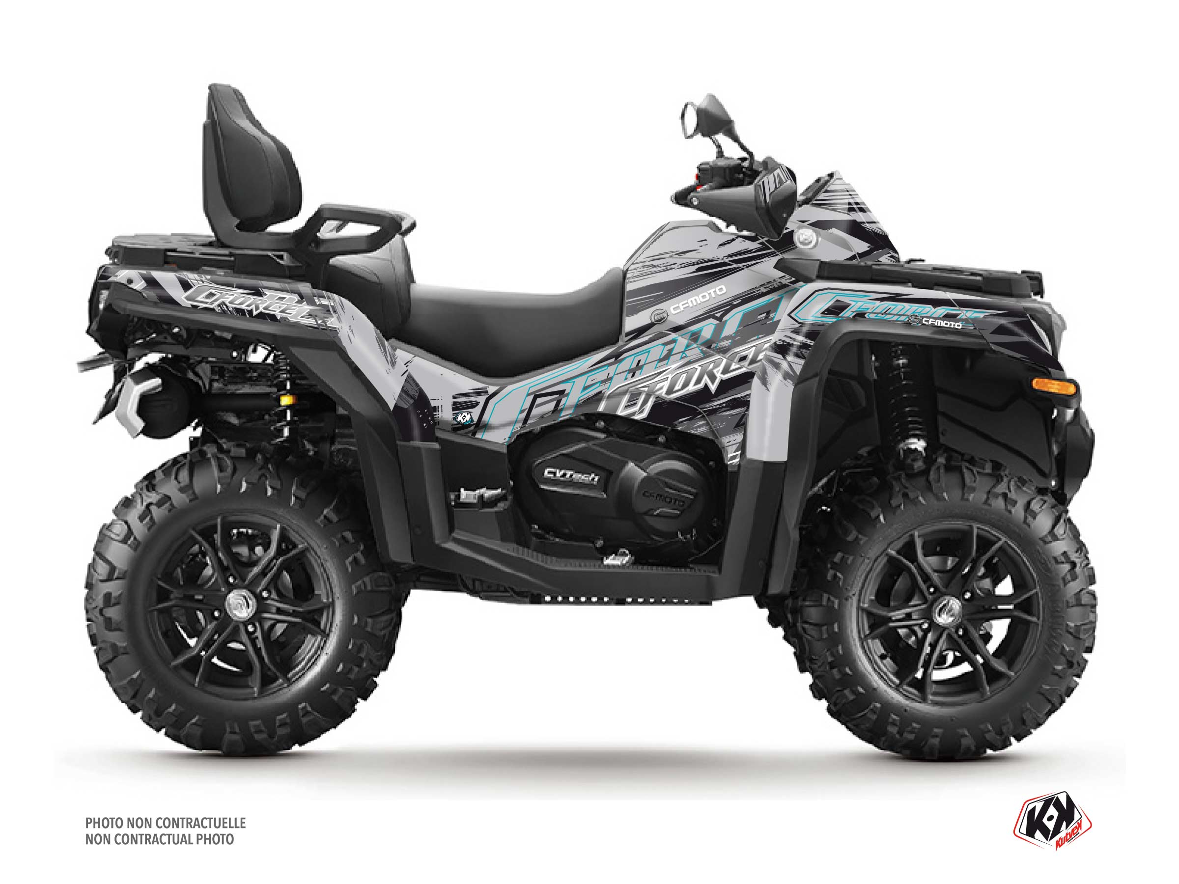 Kit Decor Quad Brush CF MOTO CFORCE 850 XC Grigio FULL (2018-2023)