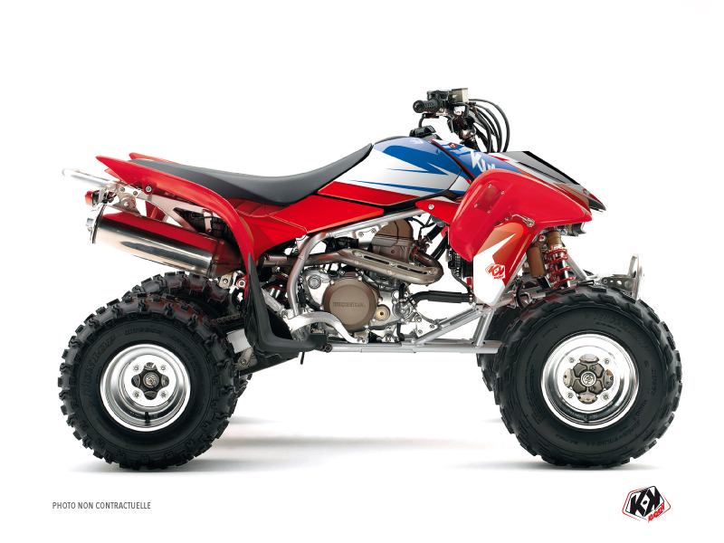Kit Decorazione Quad Stage Honda 250 TRX R Blu Rosso (2007-2012)