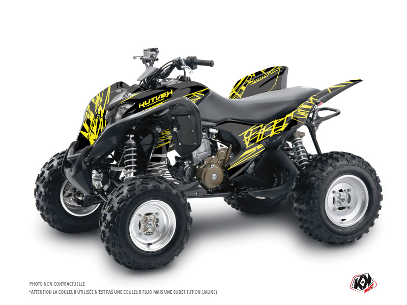 Kit Decorazione Quad Eraser Fluo Honda 700 TRX Giallo (2007-2017)