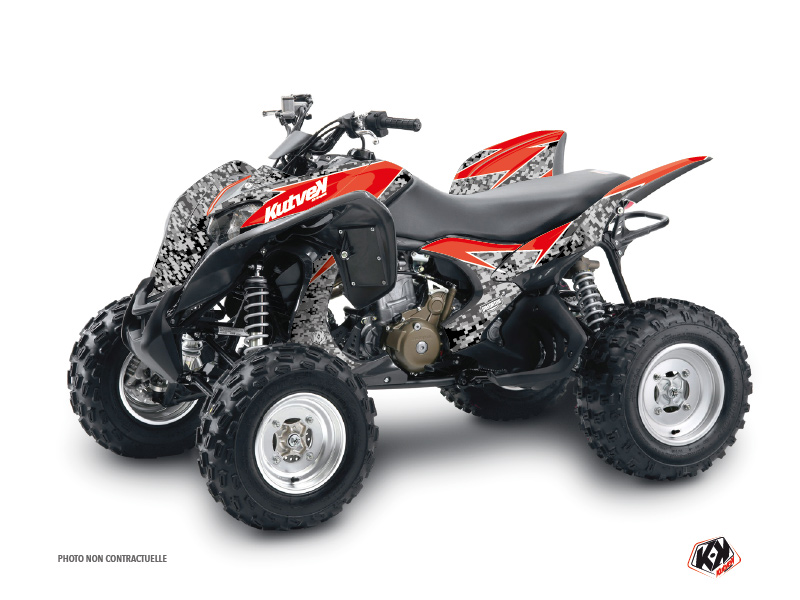 Kit Decorazione Quad Predator Honda 700 TRX Nero Rosso (2007-2017)