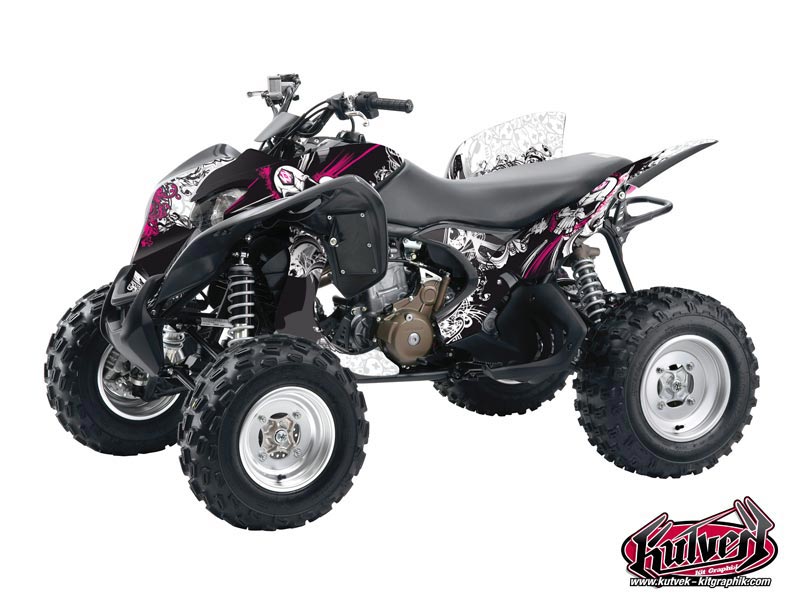 Kit Decor Quad Trash Honda 700 TRX Nero Rosa (2007-2017)