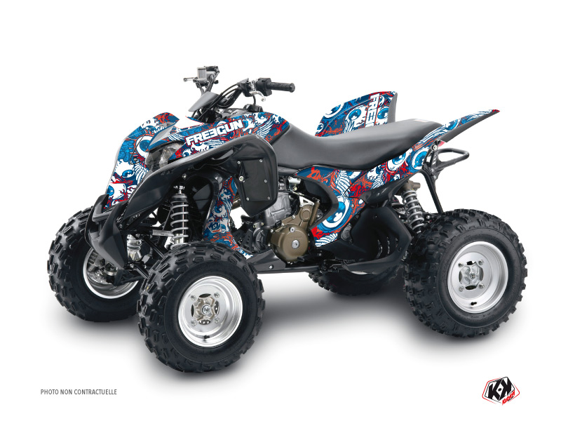 Kit Decorazione Quad Freegun Eyed Honda 700 TRX Rosso (2007-2017)