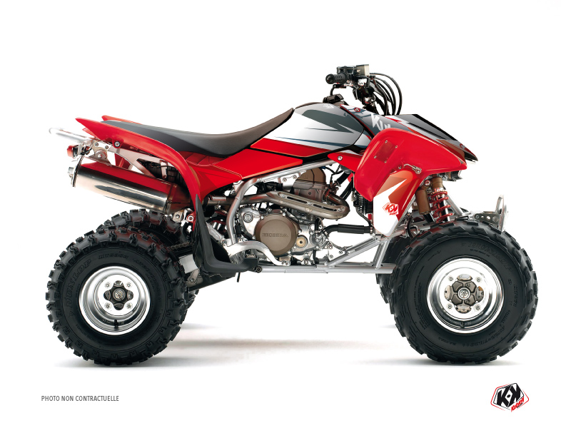 Kit Decorazione Quad Stage Honda EX 400 Nero Rosso (2005-2007)
