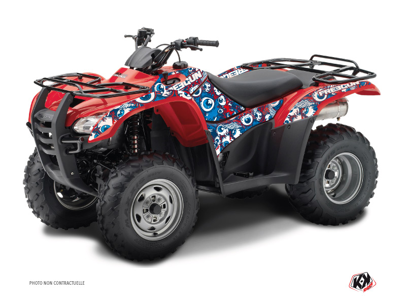 Kit Decorazione Quad Freegun Eyed Honda Rancher 420 Rosso (2016-2023)